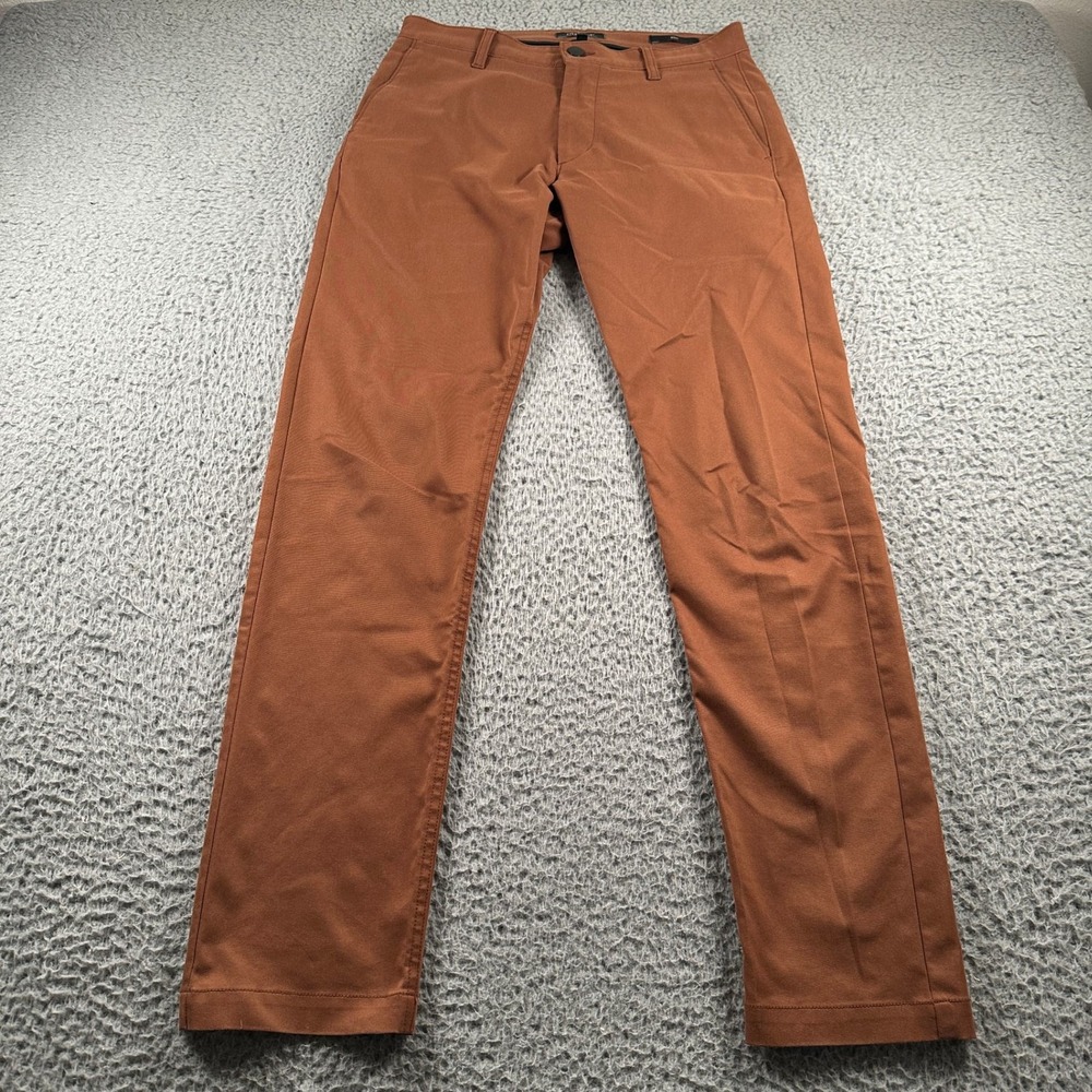 PROOF Nomad Pants Mens 31 Slim Rust Stretch Chino‎ Straight Leg Casual